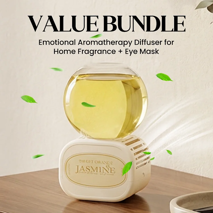 Value Bundle: Emotional Aromatherapy Diffuser for Home Fragrance + Eye Mask