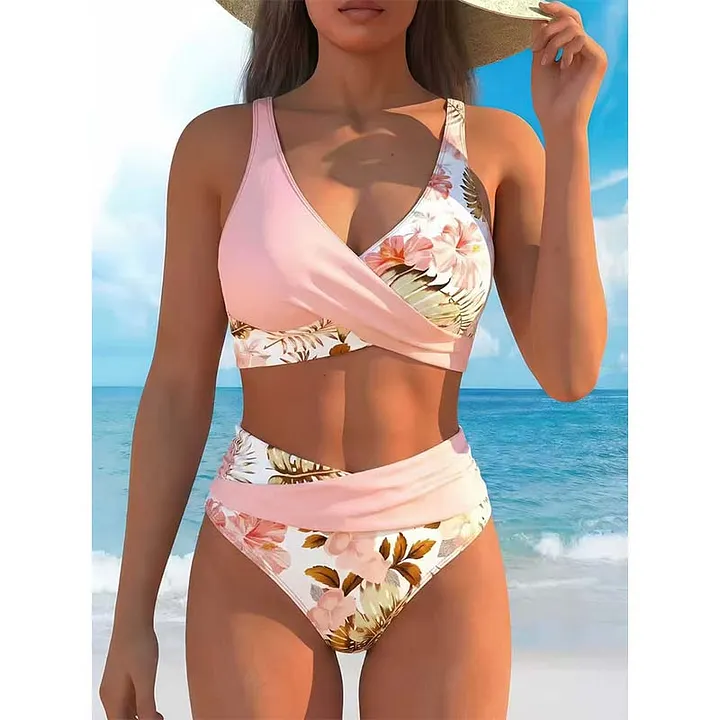 Wrap around bikini top