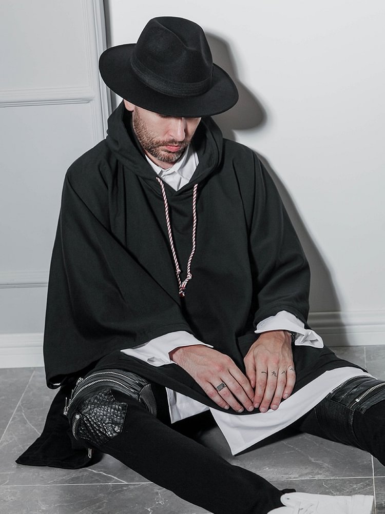 Dawfashion-Bat-Shaped Cape Coat-Yamamoto Diablo Clothing