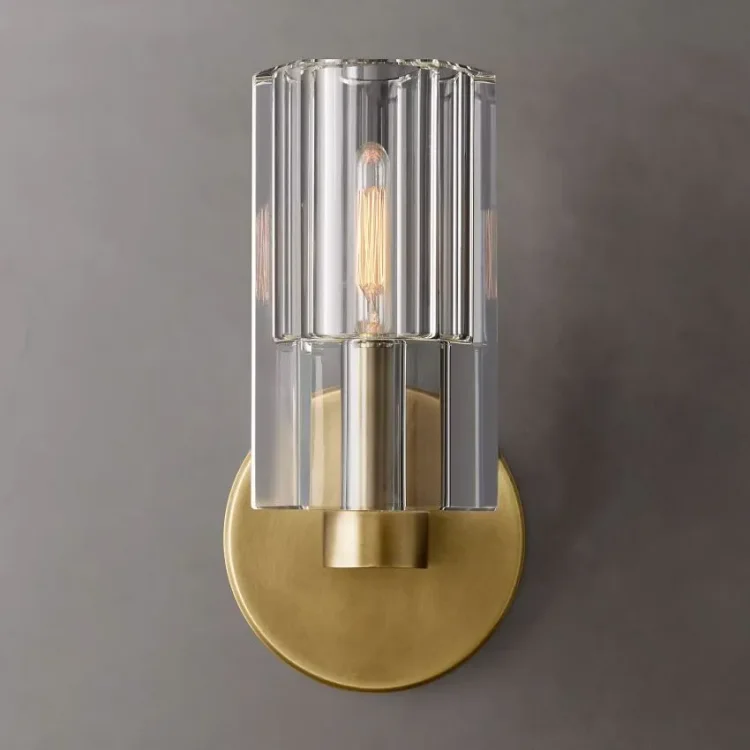 lambert Single Head K9 Crystal Glass Wall Sconce Modern Wall Lamp Vjlight