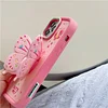 For iPhone 15 series, with stand, shockproof heavy duty butterfly protective case