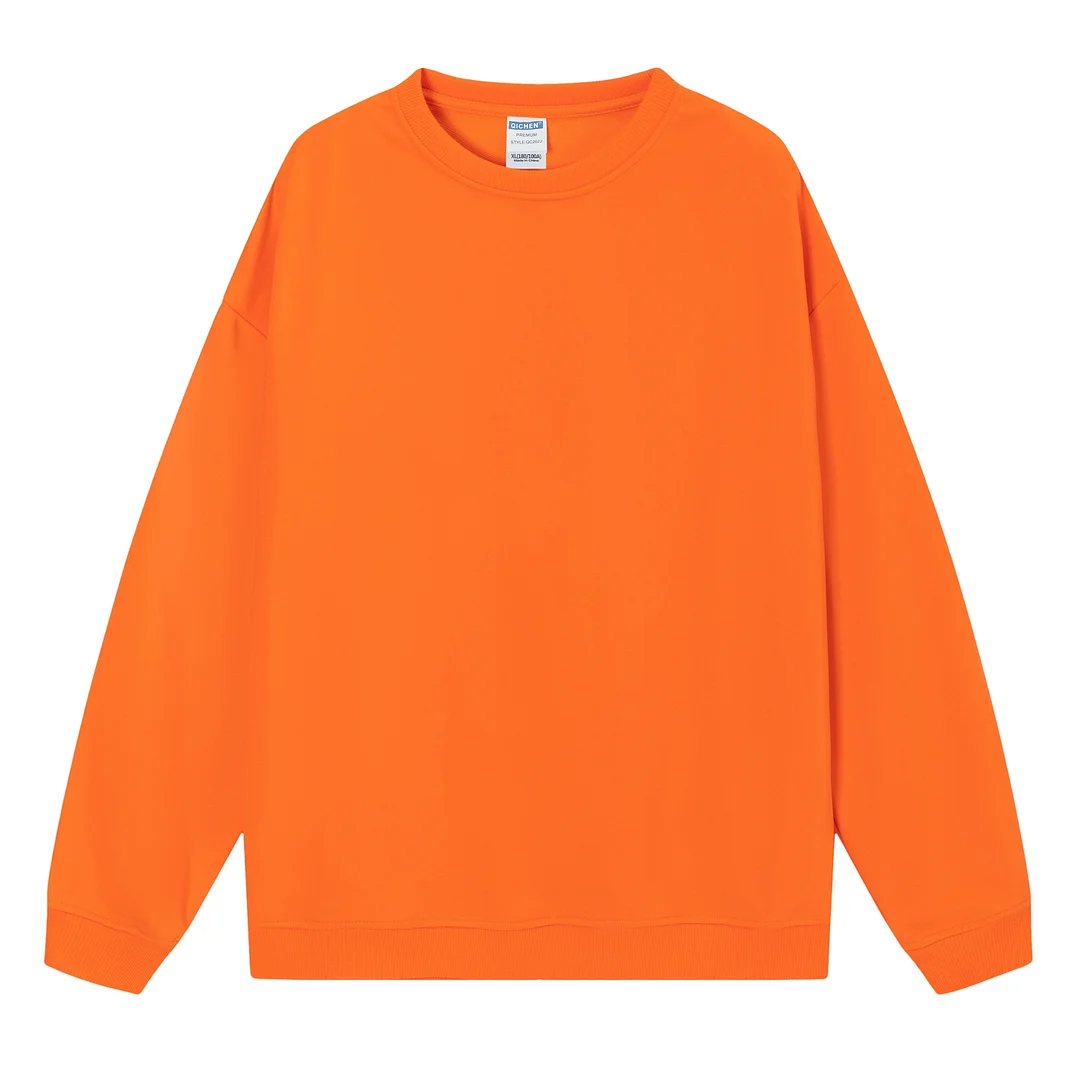 Men's Basic Orange Sweatshirt