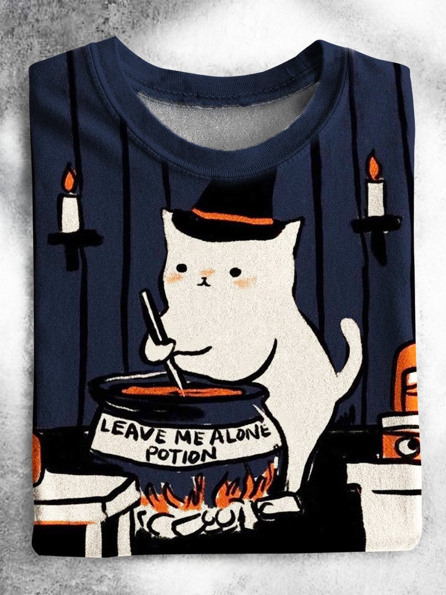 Halloween ghost art T-shirt
