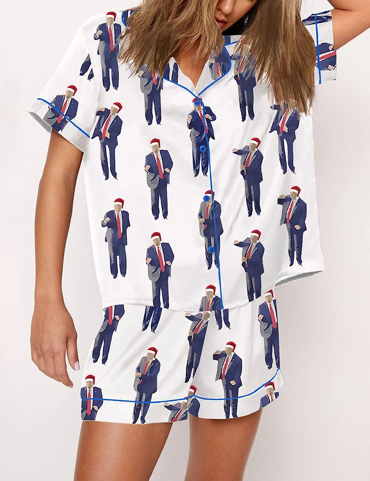 Women's Christmas Santa Pajama Set