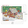 Diamond Painting-Full Round Drill Christmas Candy House