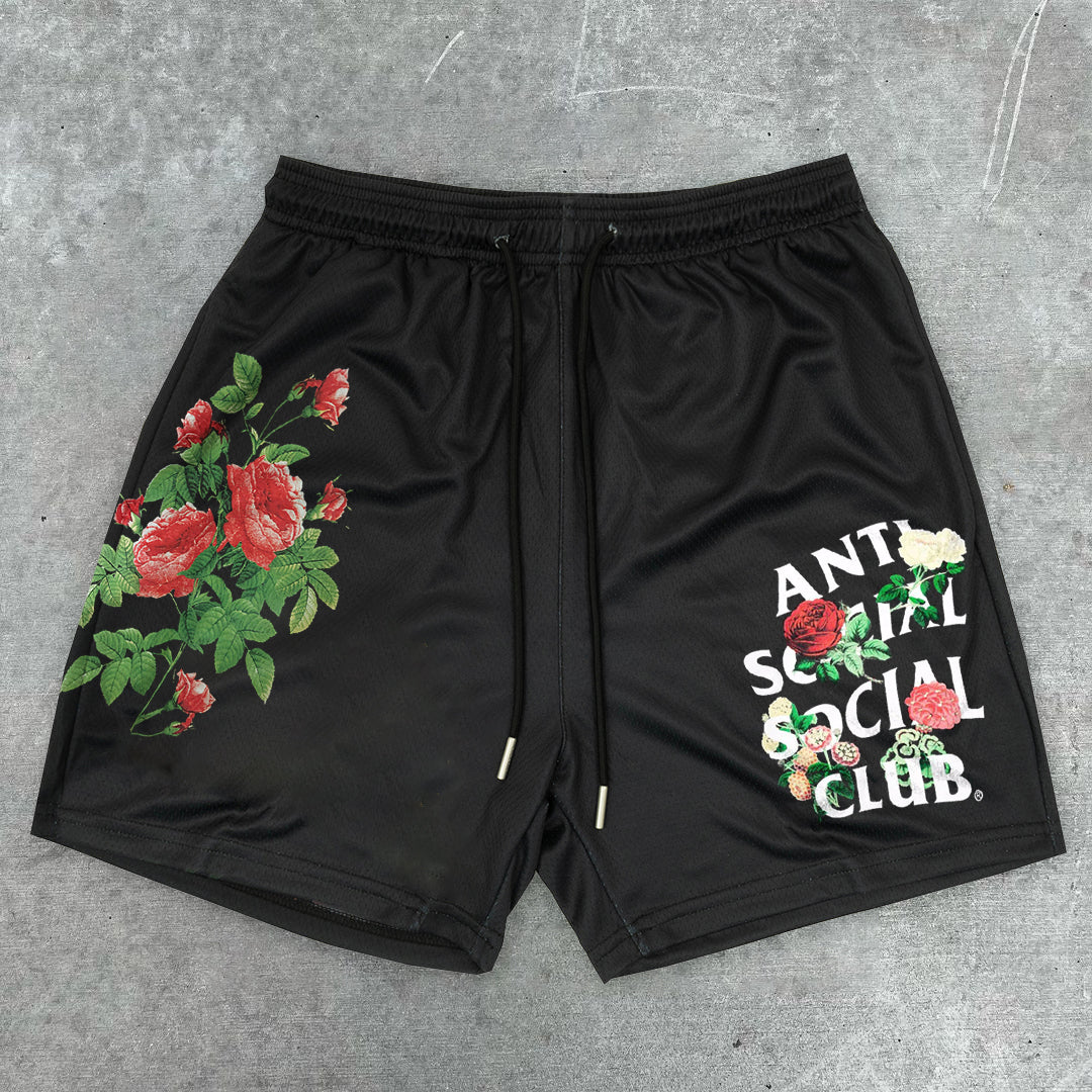 Red Rose Tide Street Shorts - SOPULA