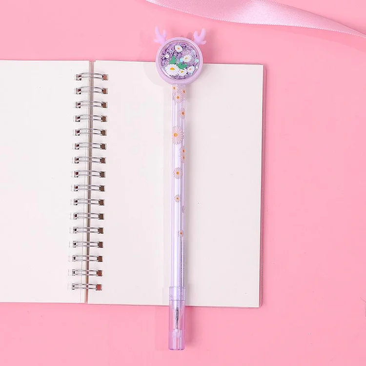 Deer Daisy Gel Pen
