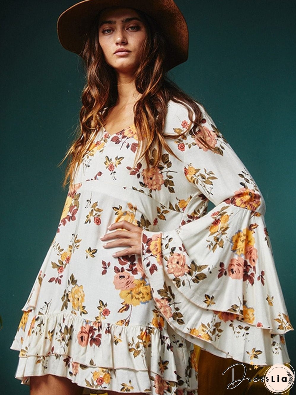 Elegant Floral Dress