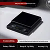 Intelligent professional pour-over coffee scale, high-precision electronic scale for home use, bar counter, kitchen food scale