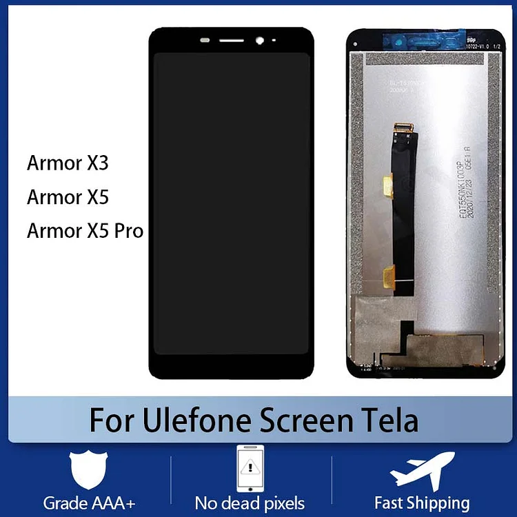 For Ulefone Armor X3 Mobile Phone Screen Tela LCD Display Touch Screen Digitizer Assembly Armor X3 X5 Pro Tela LCD Display