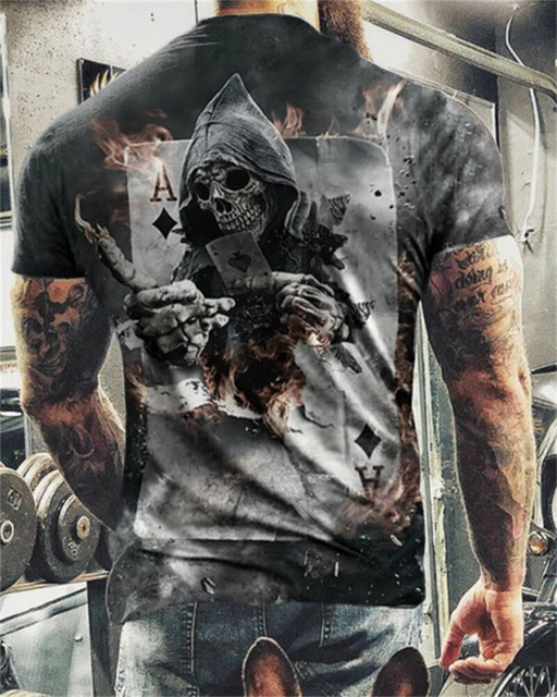 

Skull - 3D Printed Men T Shirt, Xl, 501 Original