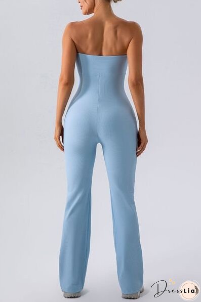 Sleeveless Straight Active Jumpsuit