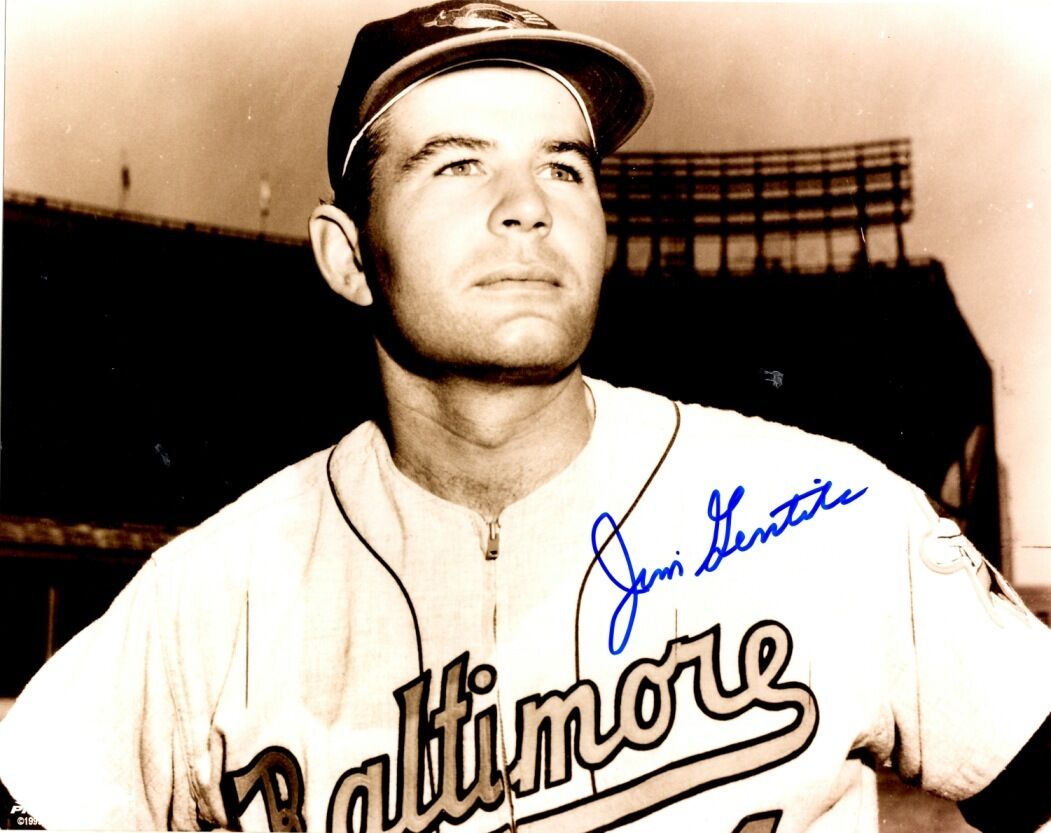 AUTOGRAPHED 8x10 JIM GENTILE Baltimore Orioles Photo Poster painting W/COA