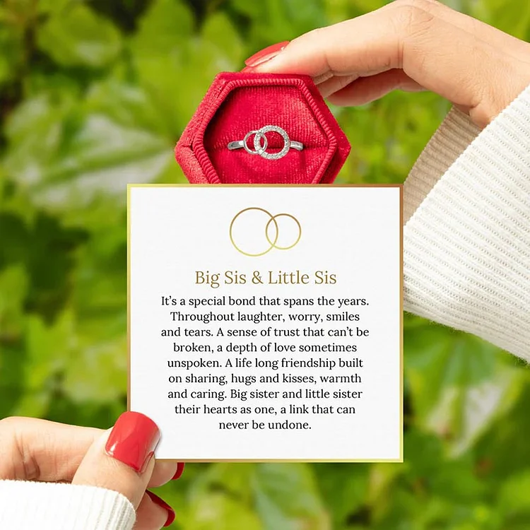 To My Sister - Forever Linked Ring Verceri