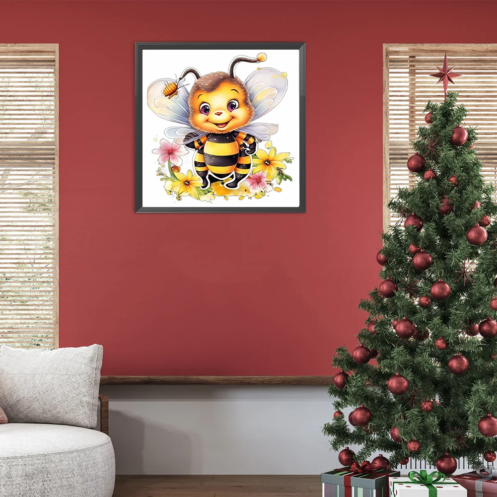 DIY Paint By Number 40*40cm - Hard-Working Bees
