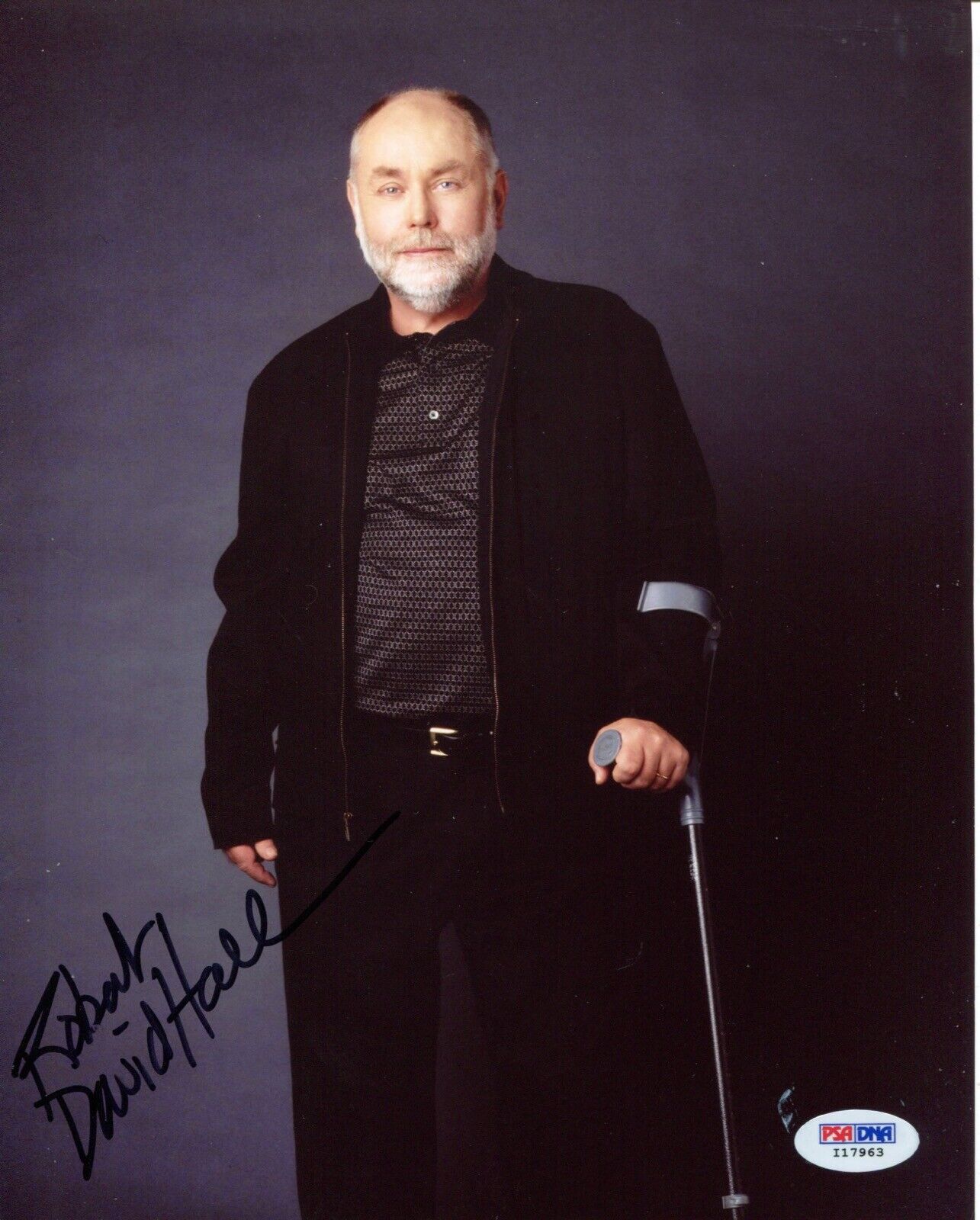 CSI 8x10 Photo Poster painting signed by actor Robert David Hall as Dr Al Robbins