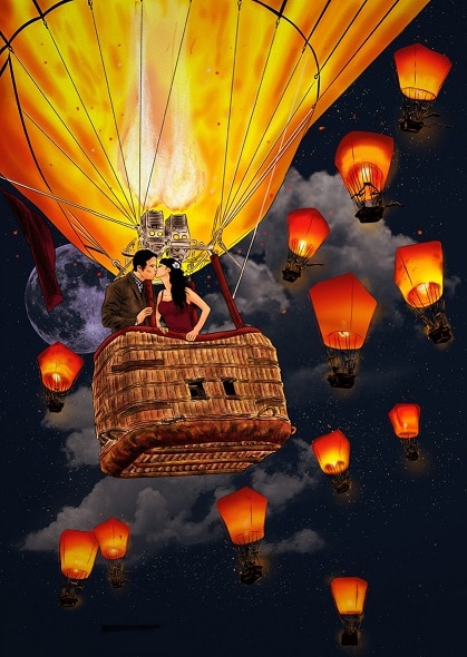 

Midnight Flight – Paint By Numbers - 40*50CM, 501 Original
