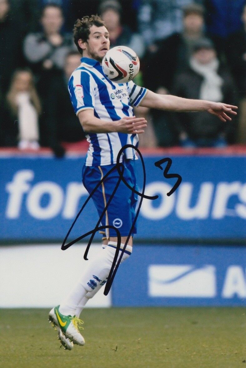 BRIGHTON & HOVE ALBION HAND SIGNED GORDON GREER 6X4 Photo Poster painting.