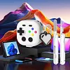 Protective Case Game Console Design Protective Skin Cover W/ Secure Lock Clip Compatible for Samsung Galaxy Buds 4/4 Pro 2026