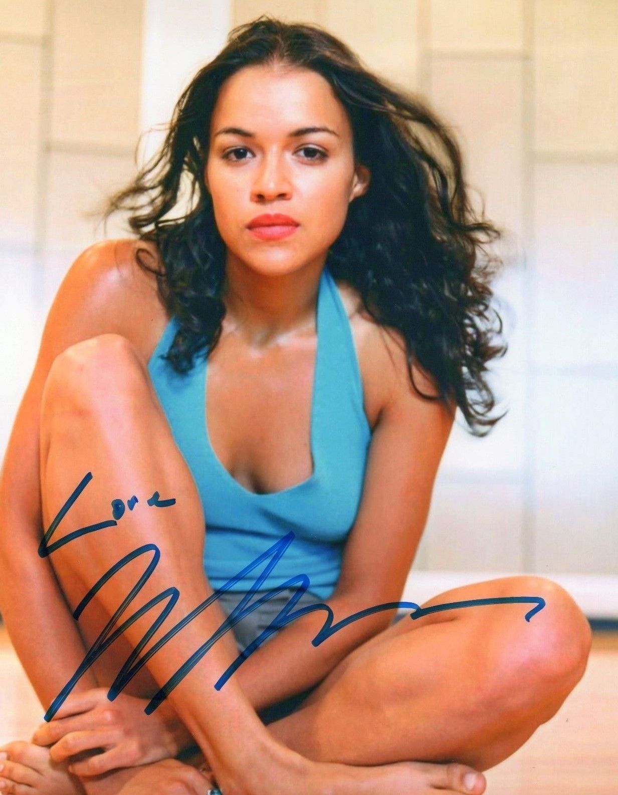 MICHELLE RODRIGUEZ AUTOGRAPHED SIGNED A4 PP POSTER Photo Poster painting PRINT 9