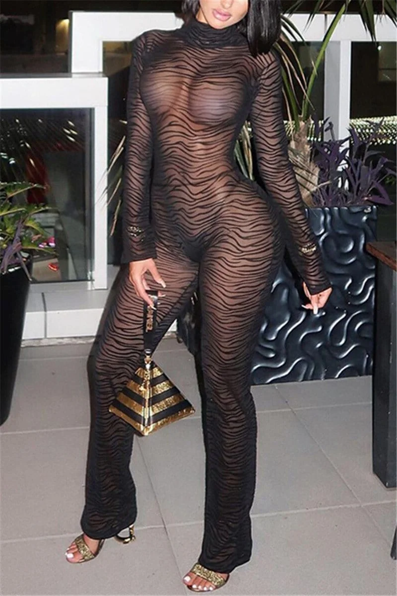Fashion Perspective Jumpsuit (Without Lining)