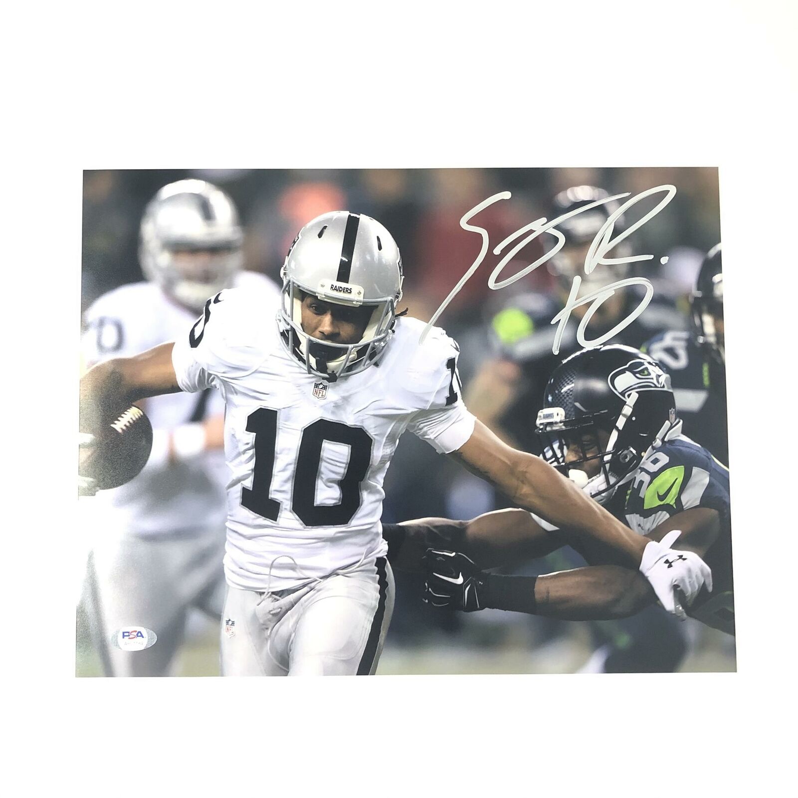 Seth Roberts signed 11x14 Photo Poster painting PSA/DNA Oakland Raiders Ravens Autographed