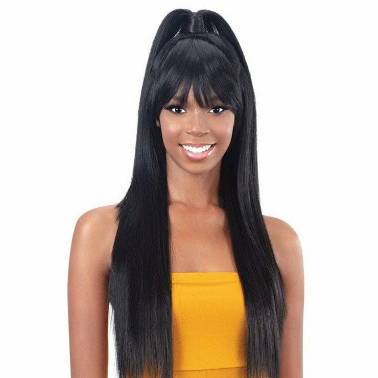 Model Model Synthetic Half-Up HD Lace Front Wig – Mae