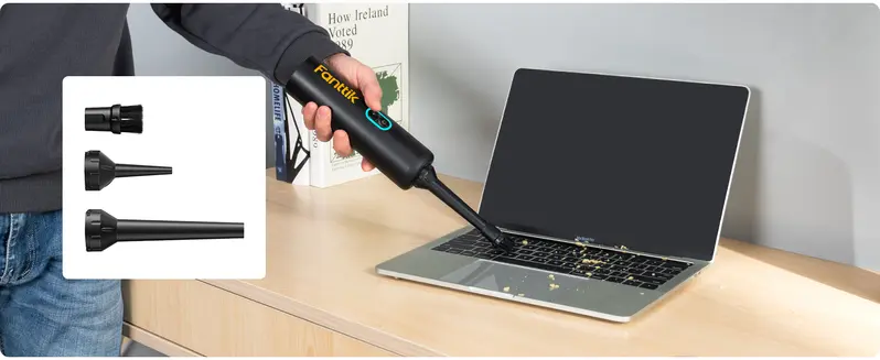 Product Introduction of Fanttik Slim V8 Mate/V8 Apex/V10 Apex Cordless Car Vacuum High Power, 12000Pa/30AW, RobustClean Mini Vacuum with Flexible Hose and Pet Brush, 2H Fast Charge, Portable Vacuum for Car Interior Home Cleaning Cleaner Automotive 20