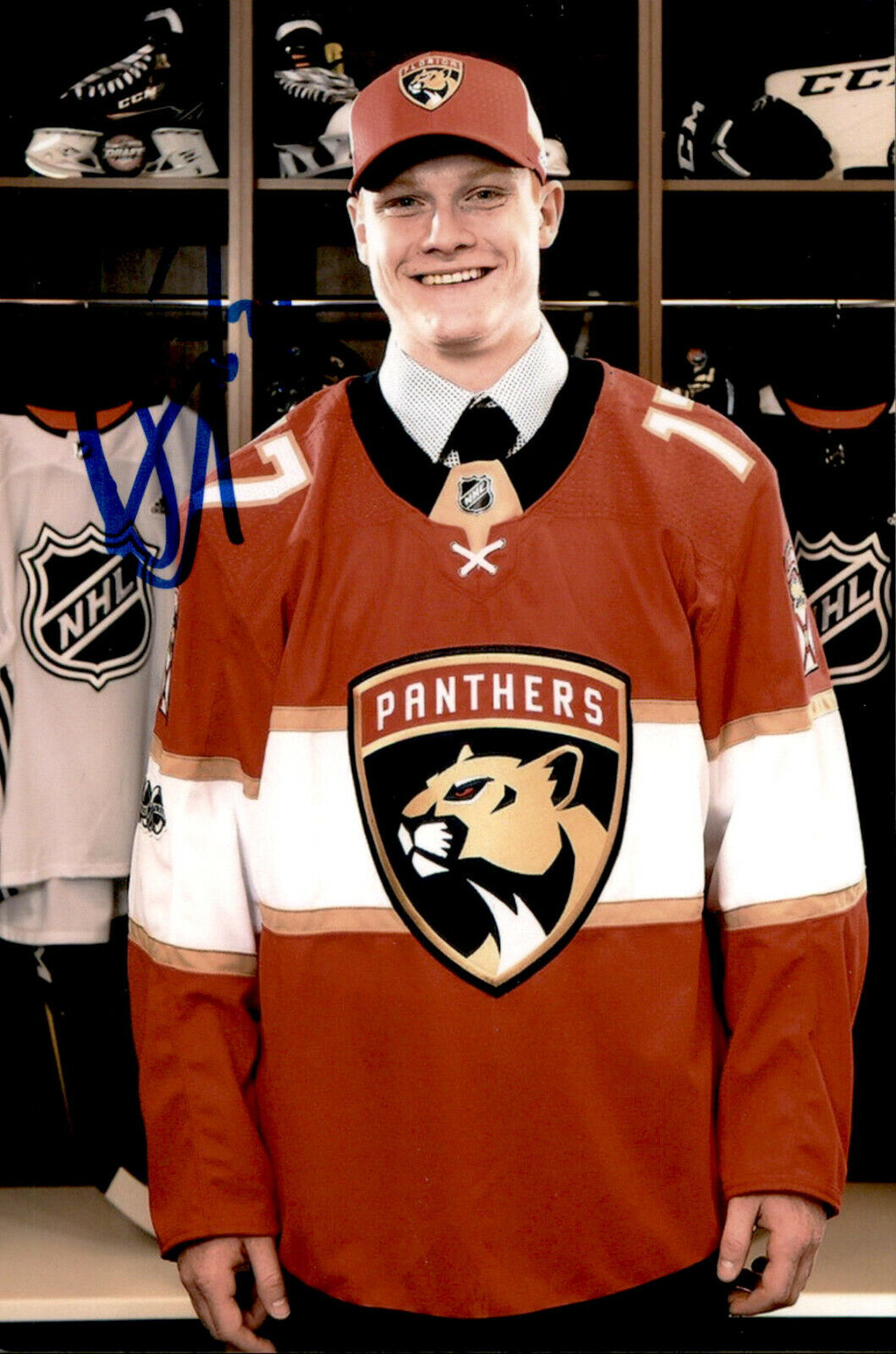 Owen Tippett SIGNED autographed 4x6 Photo Poster painting FLORIDA PANTHERS #4