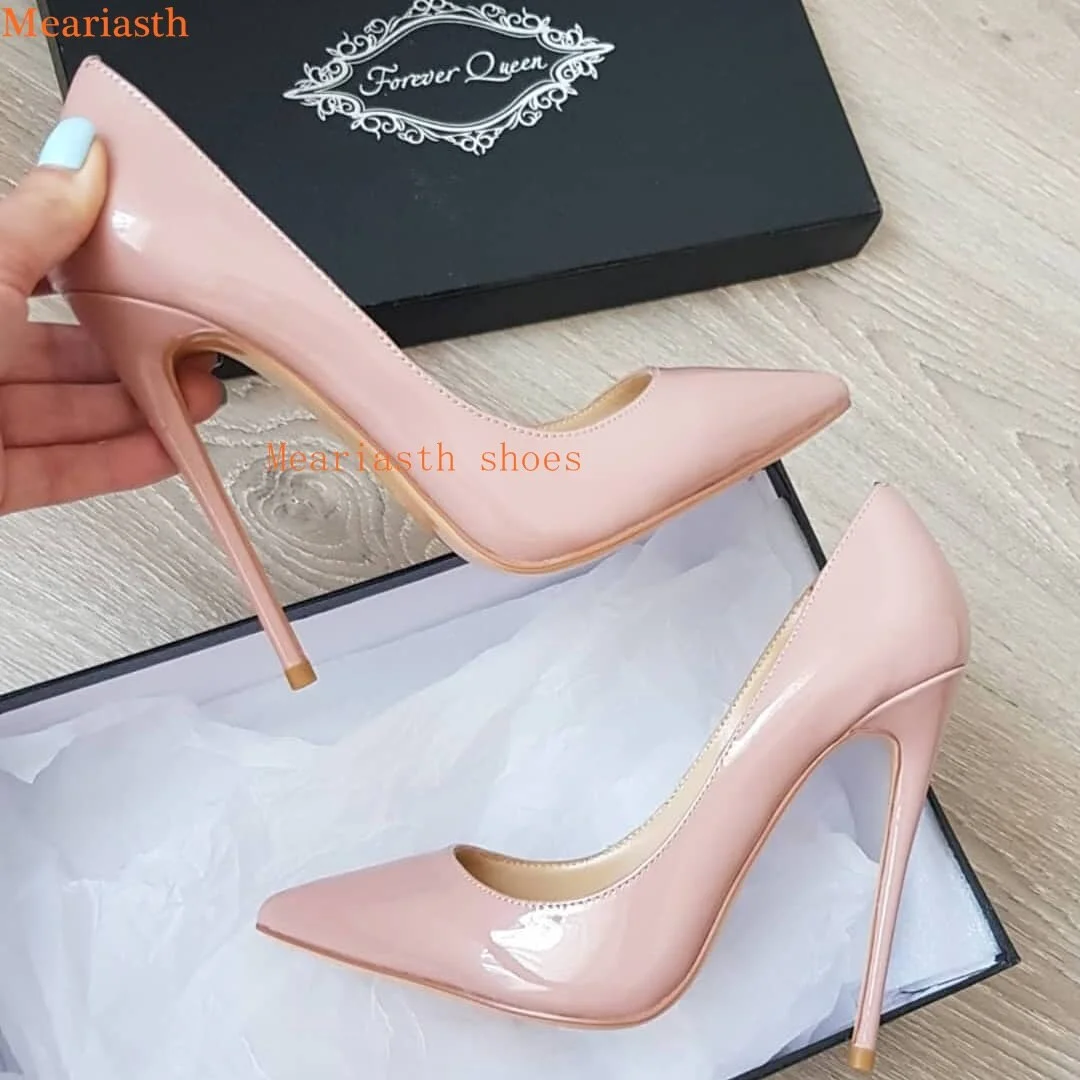 Qengg 2023 Sexy Women Pumps Spring/Autumn High heels Pointed Toe orange Wedding Shoes Sexy High Heel shoes for Women Pumps 217-1