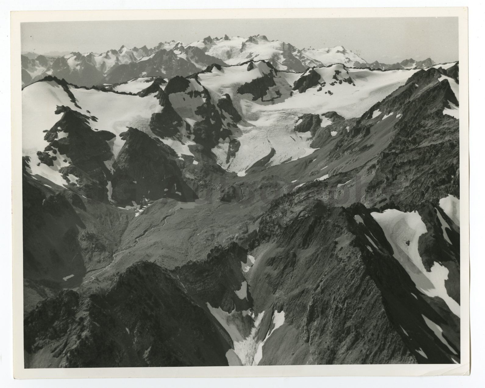 Washington State - Vintage 8x10 Publication Photo Poster paintinggraph - Olympic Mountains