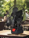 Air Circulator Fan Rechargeable Portable Camping Fan 2 Speed Settings for Car RV