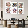 6Pack Owls-Crystal Rhinestone Diamond Painting(30x30cm)