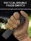 LED Ultra Slim Flashlight with Pen Clip Portable Pocket Flashlight for Hiking