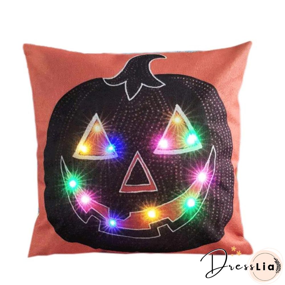 Halloween Christmas LED Lighting Cushion/Pillows Cover