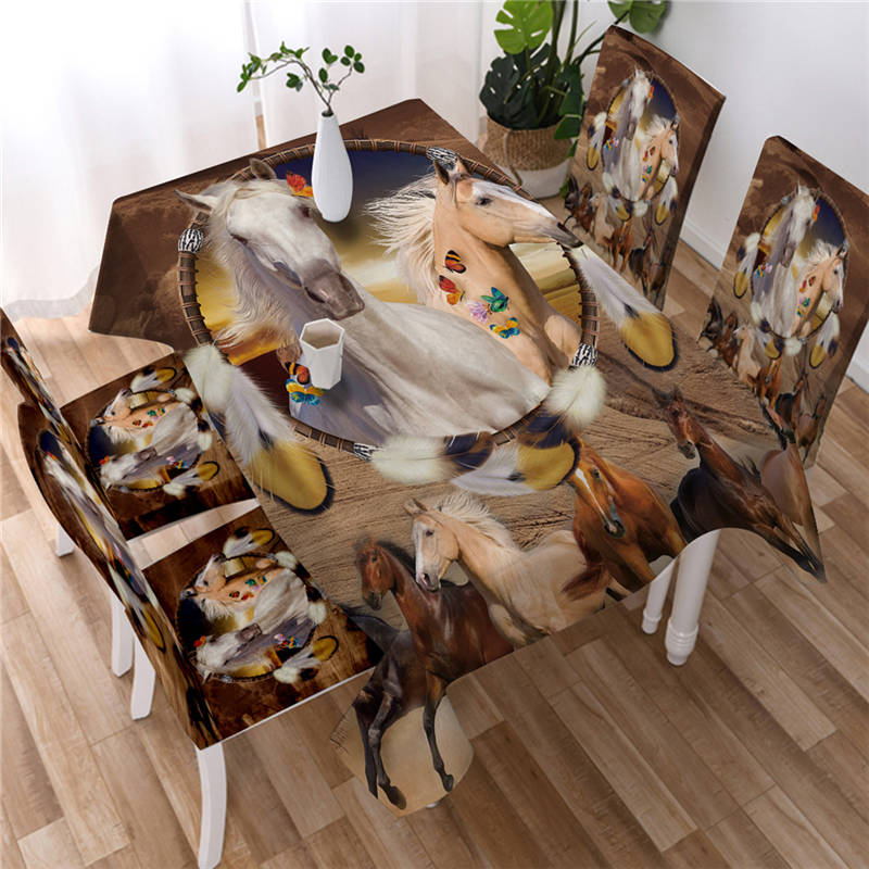 

Galloping Horse - Tablecloth Without Chair Cover, 140*180cm, 501 Original