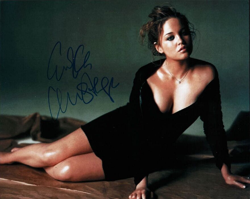 Sexy ERIKA CHRISTENSEN In-person Signed Photo Poster painting