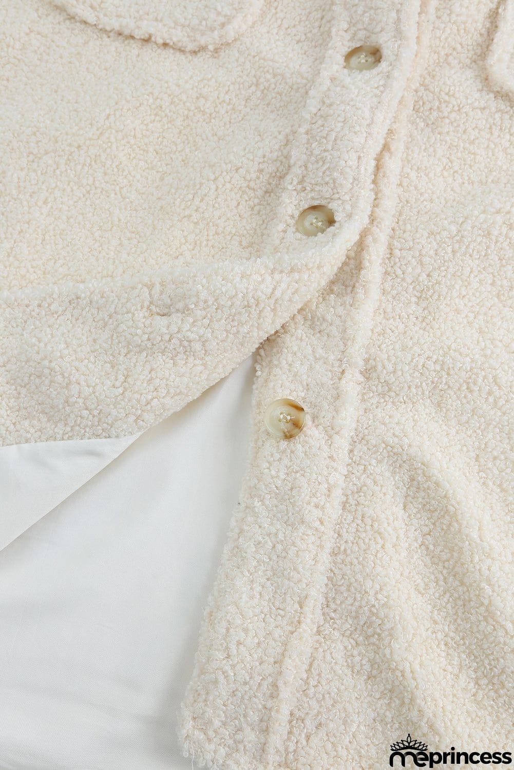 Flap Pockets Button Front Jacket