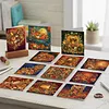 12pcs Autumn Harvest Diamond Art Greeting Cards DIY 12 Pack with Envelopes