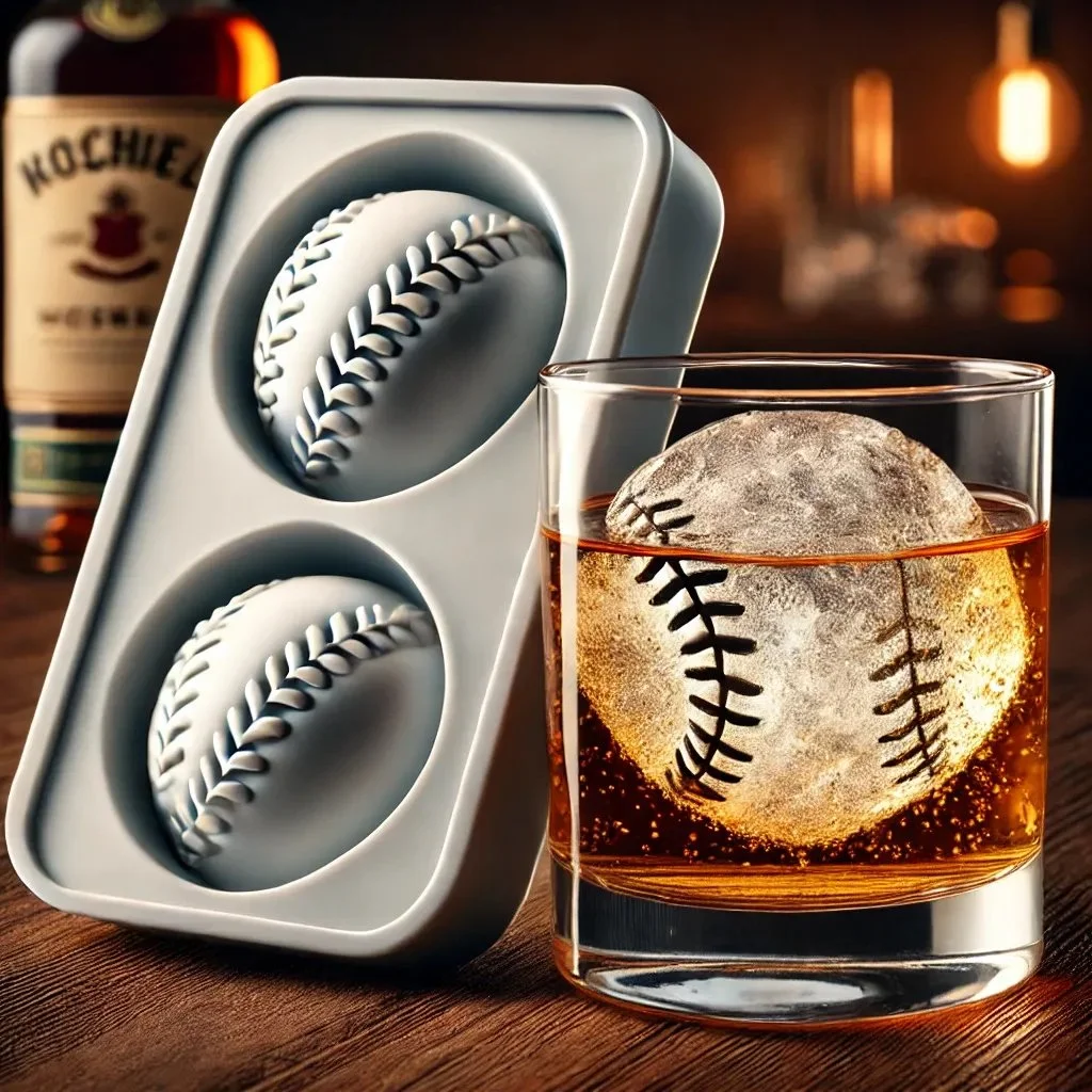 Baseball Ice Mold 