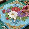 (25x25cm)DIY Flower Framed Handmade Pearl Painting Art Craft Kit Living Home Decor