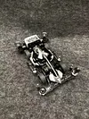 Tamiya 4WD Modified Jedi Chariot Pure Hand-painted Black Silver Gray Mirror Customization FMA Chassis Racing