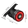 Bicycle Taillight Mountain Road Bike Intelligent Induction Brake Light Night Riding USB Charging Warning Light