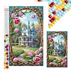 (45*75cm)Garden House - Full Square Drill Diamond Painting