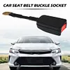 Unviersal Car Front Safety Seat Belt Seatbelt Buckle Socket Connector Camlock