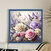 Rose Butterfly-11CT Stamped Cross Stitch 45*45cm