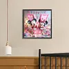 Disney Mickey And Minnie Alphabets-Full Round Diamond Painting 40*40CM