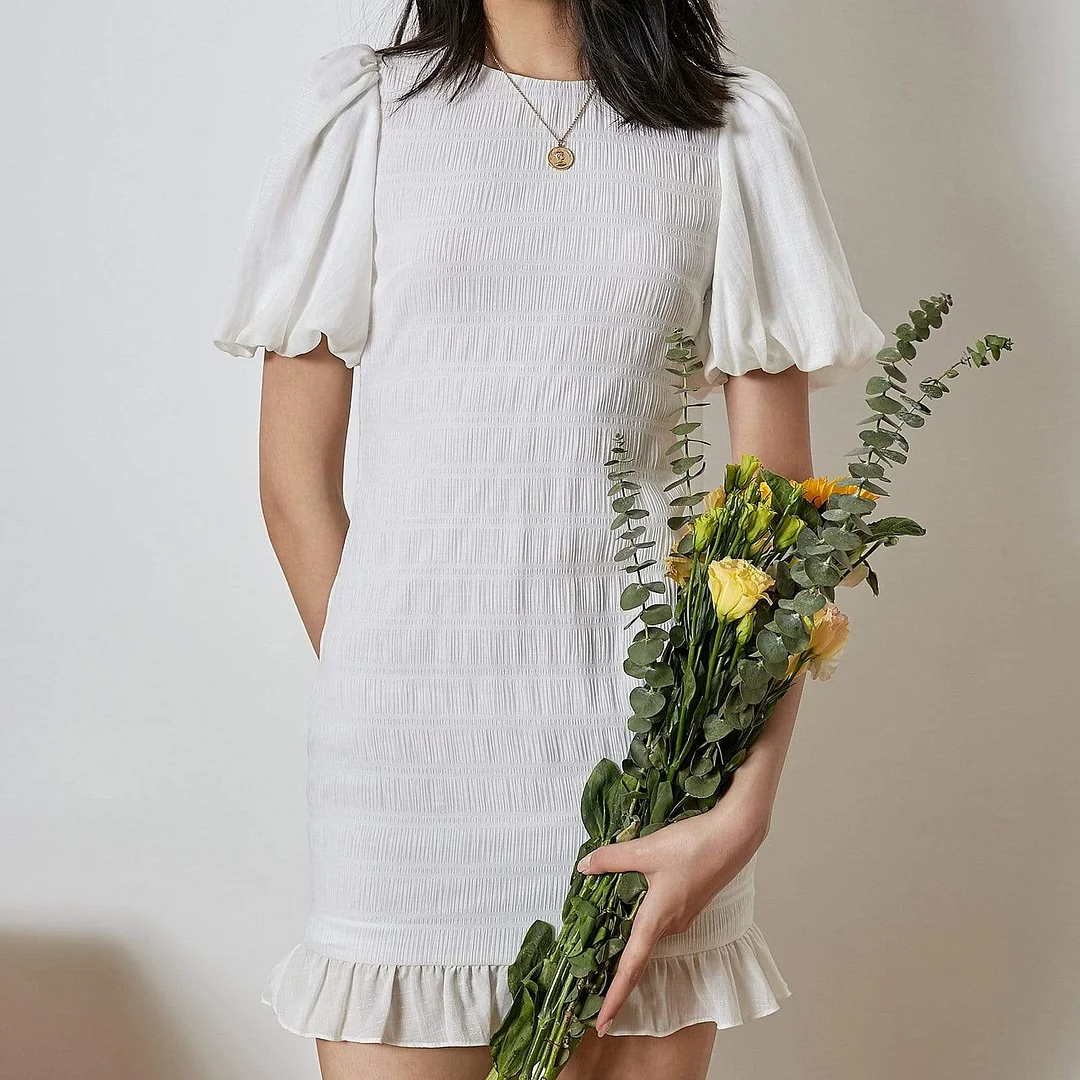 Estella White Mini Dress