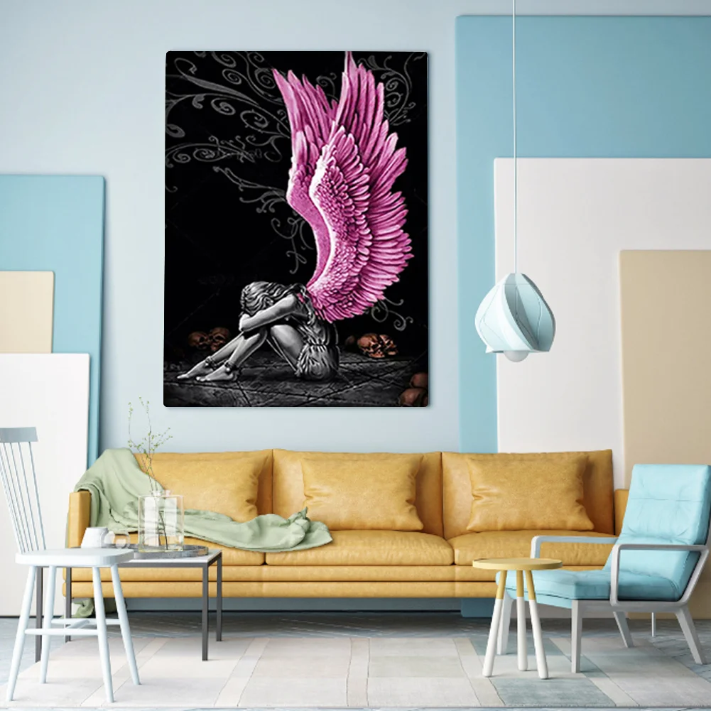 11ct Stamped Cross Stitch - Wing Angel(40*50cm)