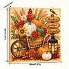 Thanksgiving Day DIY 5D Diamond Painting Kit with Frame 25x25cm